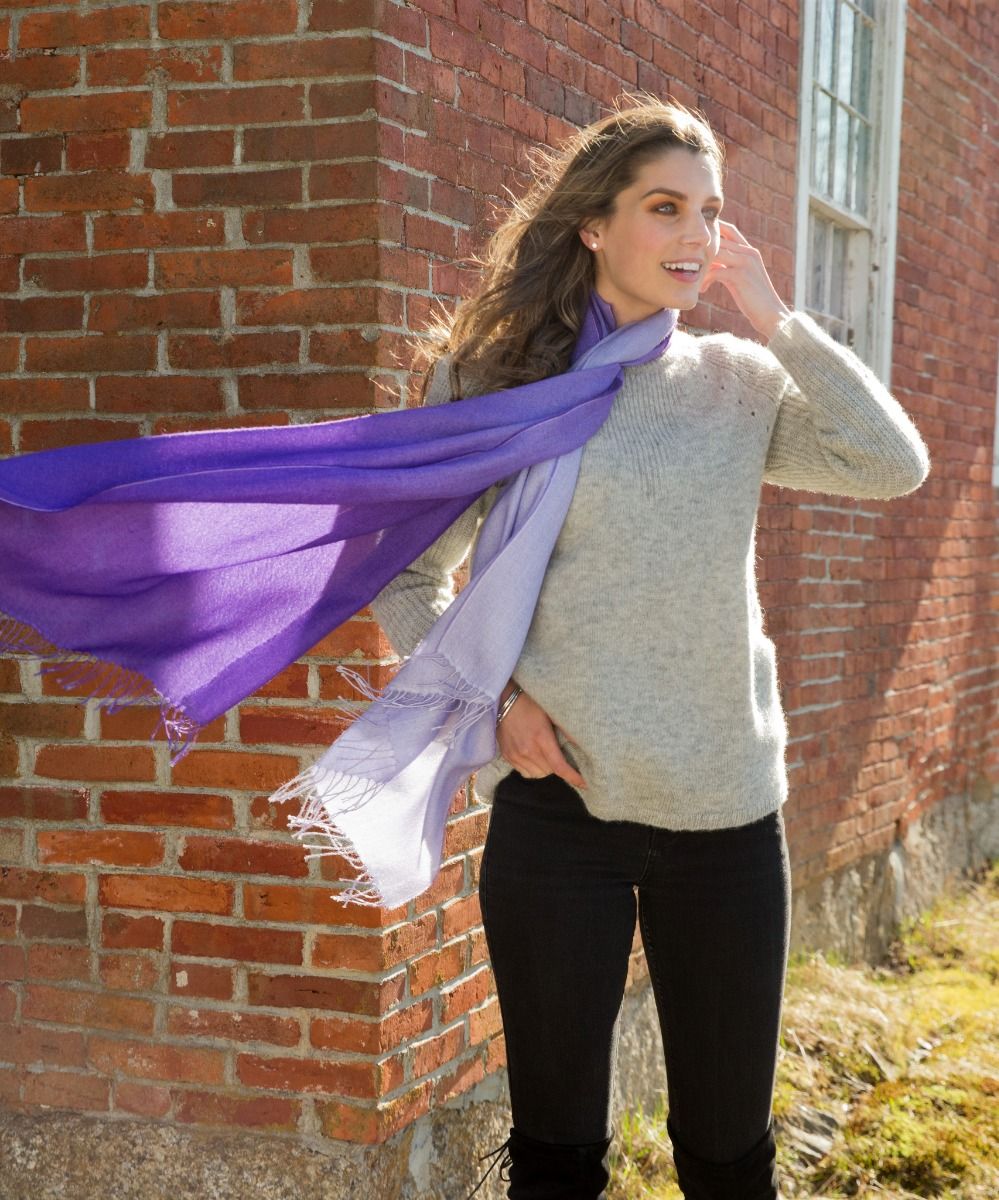 NEW OMBRE BABY ALPACA PASHMINA NEW OMBRE BABY ALPACA PASHMINA